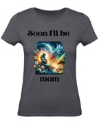 Balldiri T-Shirt Damen Baby Schwangerschaft XS bis 2XL - grau - Balldiri