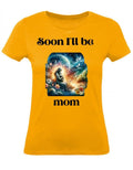 Balldiri T-Shirt Damen Baby Schwangerschaft XS bis 2XL - apricot - Balldiri