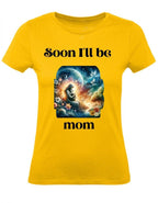 Balldiri T-Shirt Damen Baby Schwangerschaft XS bis 2XL - gold - Balldiri