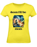 Balldiri T-Shirt Damen Baby Schwangerschaft XS bis 2XL - gelb - Balldiri