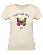 Balldiri T-Shirt Damen CSD LGBTQ XS bis 2XL - ecru - Balldiri