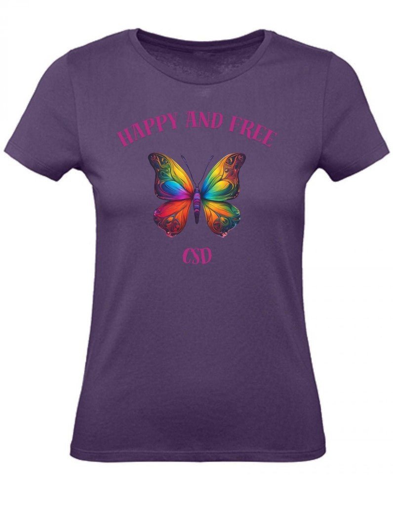 Balldiri T-Shirt Damen CSD LGBTQ XS bis 2XL - purple - Balldiri