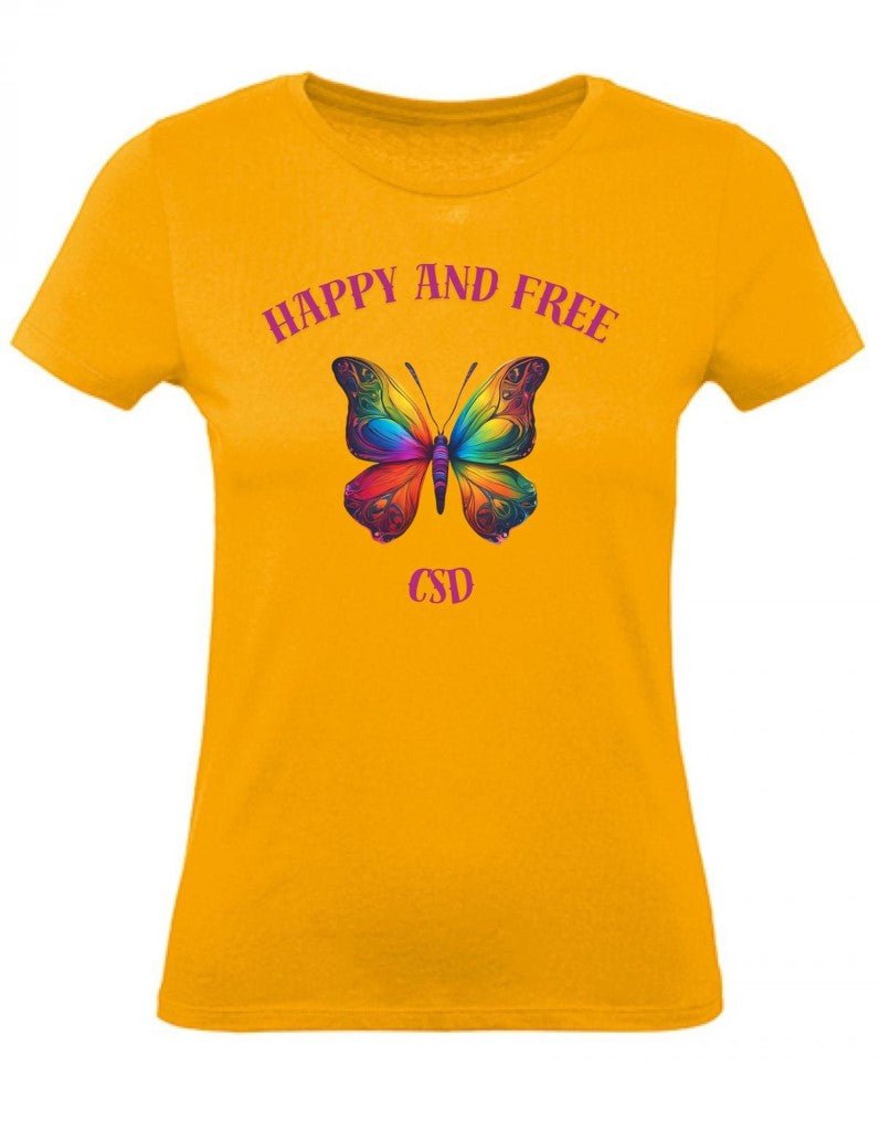 Balldiri T-Shirt Damen CSD LGBTQ XS bis 2XL - apricot - Balldiri