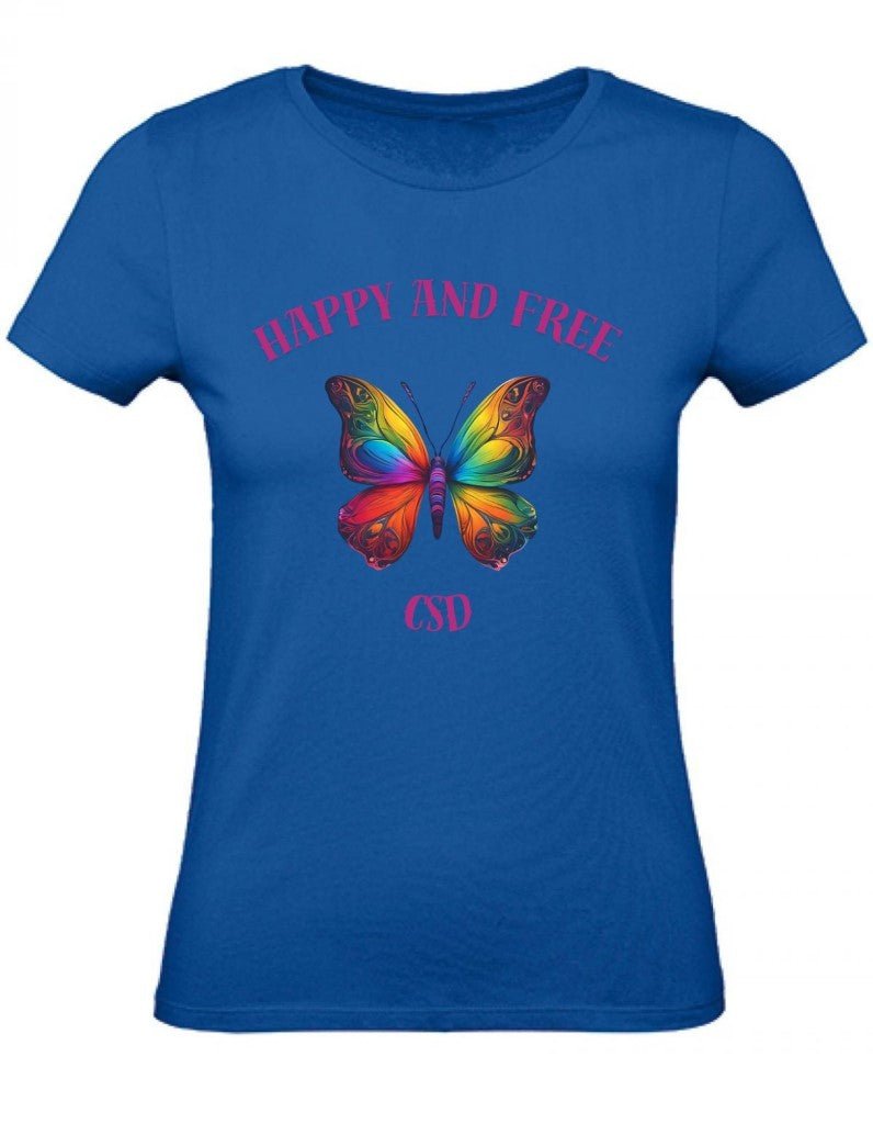 Balldiri T-Shirt Damen CSD LGBTQ XS bis 2XL - royalblau - Balldiri