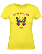 Balldiri T-Shirt Damen CSD LGBTQ XS bis 2XL - gelb - Balldiri