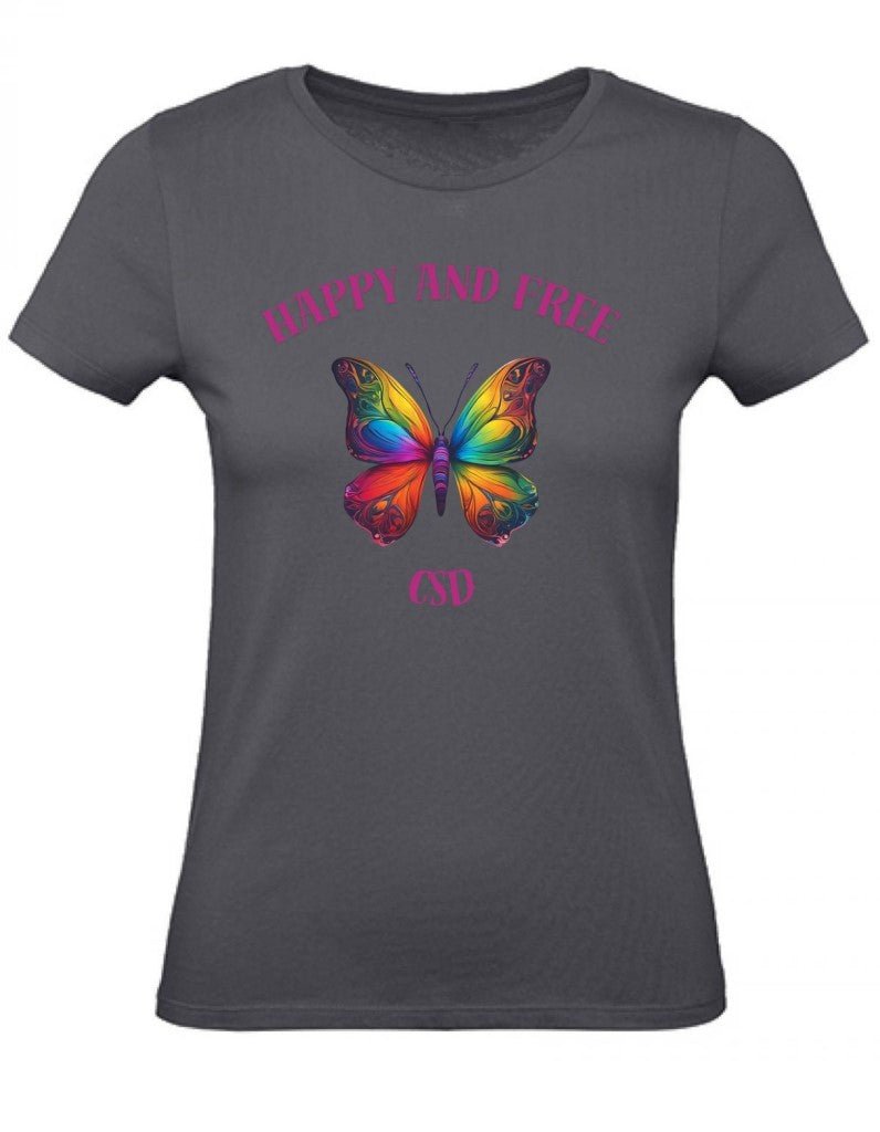 Balldiri T-Shirt Damen CSD LGBTQ XS bis 2XL - grau - Balldiri