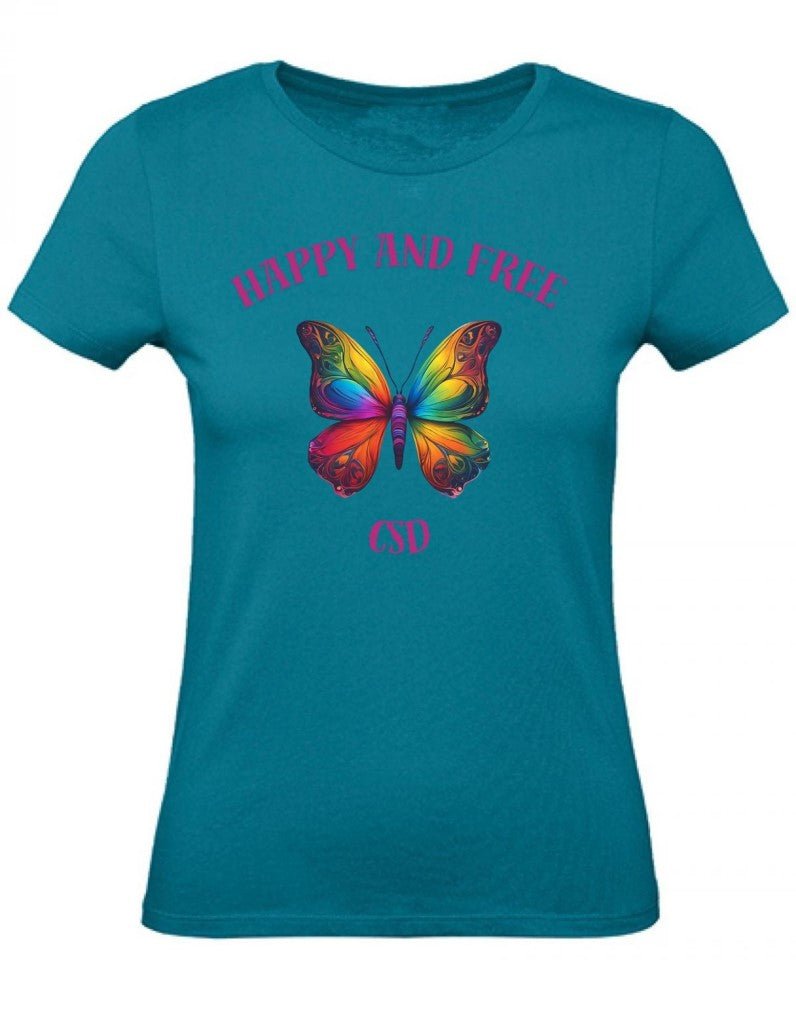 Balldiri T-Shirt Damen CSD LGBTQ XS bis 2XL - türkis - Balldiri