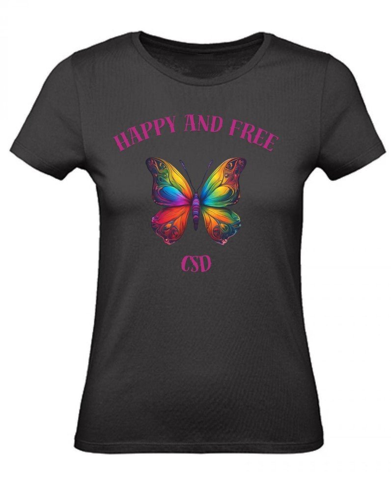 Balldiri T-Shirt Damen CSD LGBTQ XS bis 2XL - schwarz - Balldiri