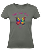 Balldiri T-Shirt Damen CSD LGBTQ XS bis 2XL - army grün - Balldiri
