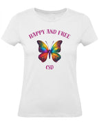 Balldiri T-Shirt Damen CSD LGBTQ XS bis 2XL - weiß - Balldiri