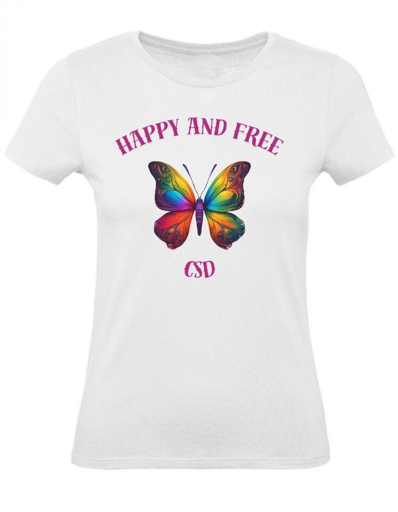 Balldiri T-Shirt Damen CSD LGBTQ XS bis 2XL - weiß - Balldiri