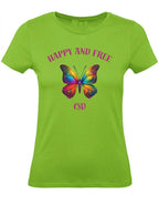Balldiri T-Shirt Damen CSD LGBTQ XS bis 2XL - hellgrün - Balldiri