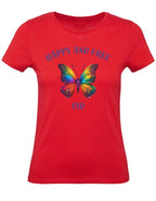 Balldiri T-Shirt Damen CSD LGBTQ XS bis 2XL - rot - Balldiri