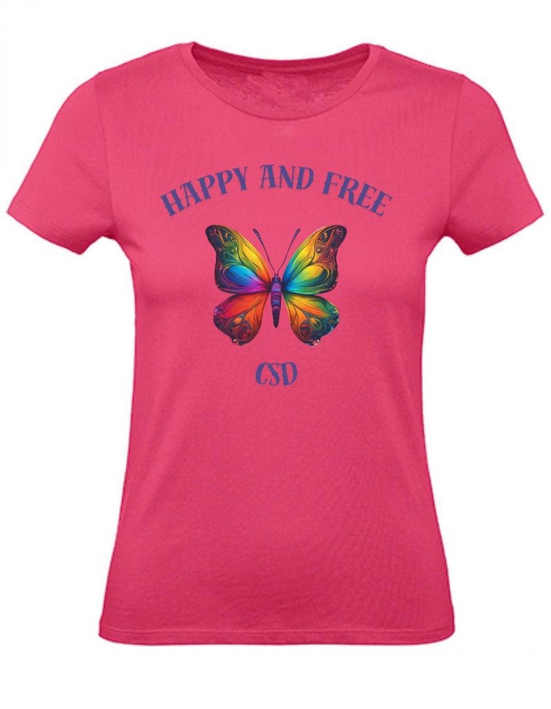 Balldiri T-Shirt Damen CSD LGBTQ XS bis 2XL - rosa - Balldiri