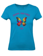 Balldiri T-Shirt Damen CSD LGBTQ XS bis 2XL - azurblau - Balldiri