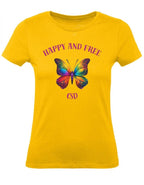 Balldiri T-Shirt Damen CSD LGBTQ XS bis 2XL - gold - Balldiri