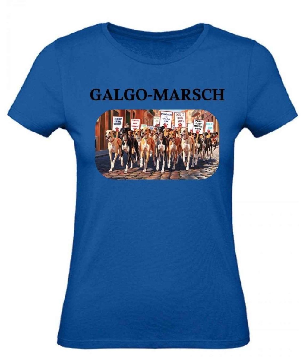 Balldiri T-Shirt Damen Galgo Marsch XS bis 2XL - royalblau - Balldiri