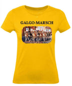 Balldiri T-Shirt Damen Galgo Marsch XS bis 2XL - gold - Balldiri