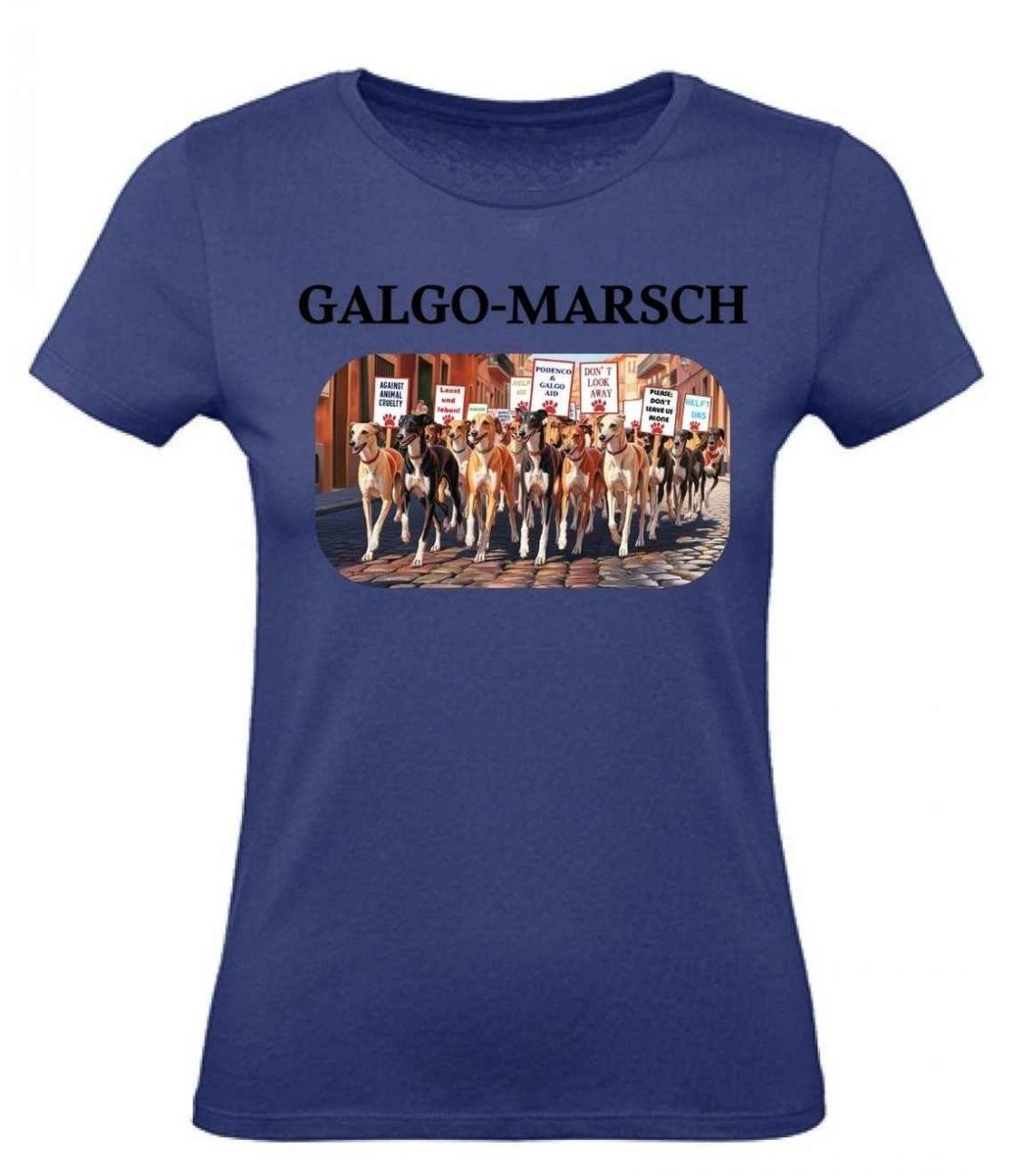 Balldiri T-Shirt Damen Galgo Marsch XS bis 2XL - blau - Balldiri