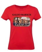 Balldiri T-Shirt Damen Galgo Marsch XS bis 2XL - rot - Balldiri