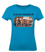 Balldiri T-Shirt Damen Galgo Marsch XS bis 2XL - azurblau - Balldiri