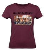 Balldiri T-Shirt Damen Galgo Marsch XS bis 2XL - bordeaux - Balldiri