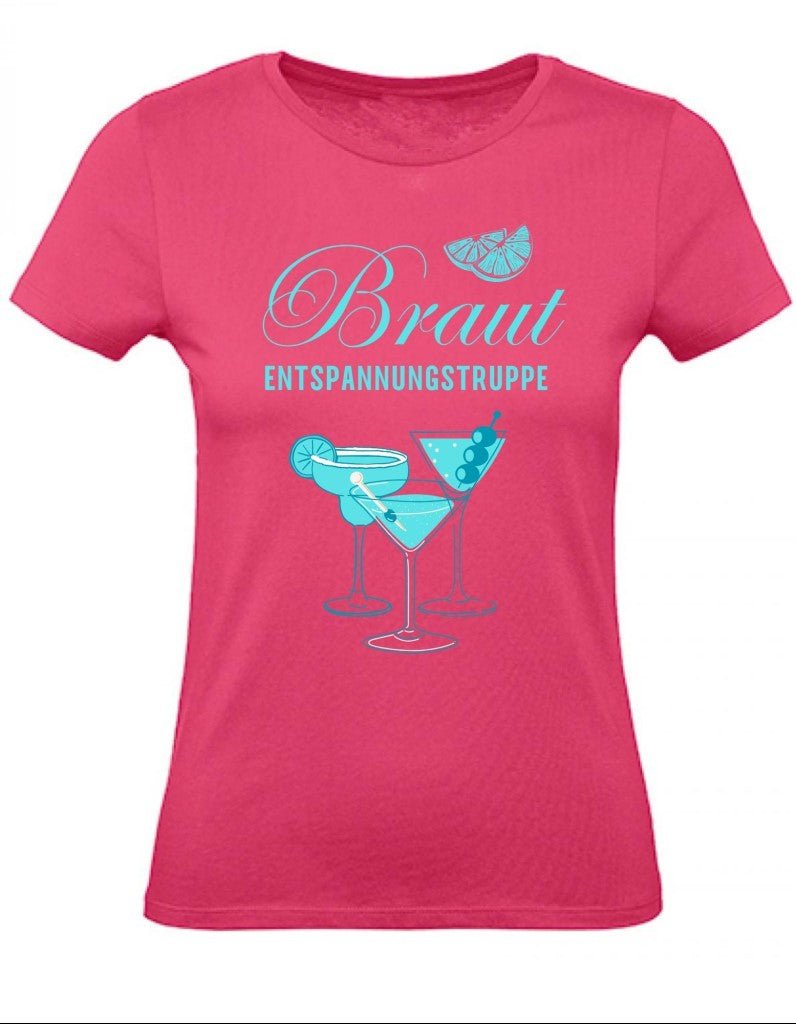 Balldiri T-Shirt Damen Junggesellinenabschied XS bis 2XL - rosa - Balldiri