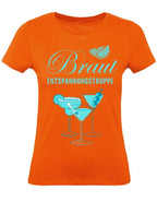 Balldiri T-Shirt Damen Junggesellinenabschied XS bis 2XL - orange - Balldiri