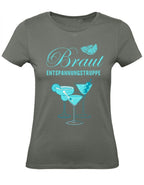 Balldiri T-Shirt Damen Junggesellinenabschied XS bis 2XL - army grün - Balldiri