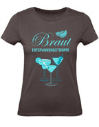 Balldiri T-Shirt Damen Junggesellinenabschied XS bis 2XL - braun - Balldiri