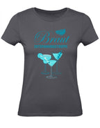 Balldiri T-Shirt Damen Junggesellinenabschied XS bis 2XL - grau - Balldiri