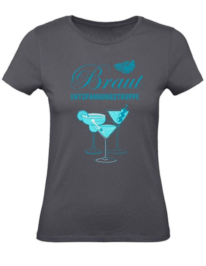 Balldiri T-Shirt Damen Junggesellinenabschied XS bis 2XL - grau - Balldiri