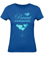 Balldiri T-Shirt Damen Junggesellinenabschied XS bis 2XL - royalblau - Balldiri