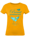 Balldiri T-Shirt Damen Junggesellinenabschied XS bis 2XL - apricot - Balldiri