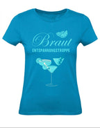 Balldiri T-Shirt Damen Junggesellinenabschied XS bis 2XL - azurblau - Balldiri