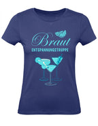 Balldiri T-Shirt Damen Junggesellinenabschied XS bis 2XL - blau - Balldiri