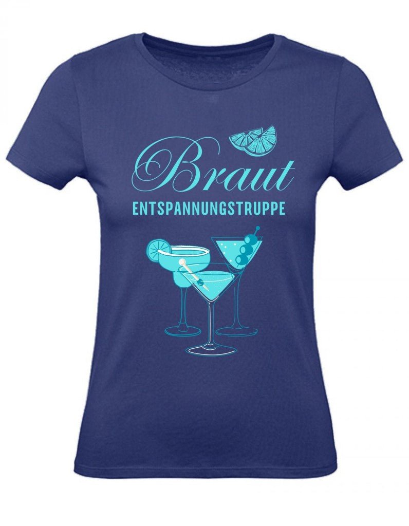 Balldiri T-Shirt Damen Junggesellinenabschied XS bis 2XL - blau - Balldiri