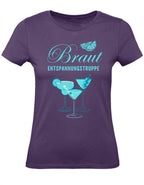 Balldiri T-Shirt Damen Junggesellinenabschied XS bis 2XL - purple - Balldiri
