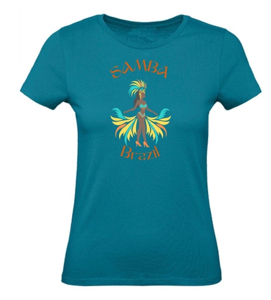 Balldiri T-Shirt Damen Karneval Brazil XS bis 2XL - türkis - Balldiri