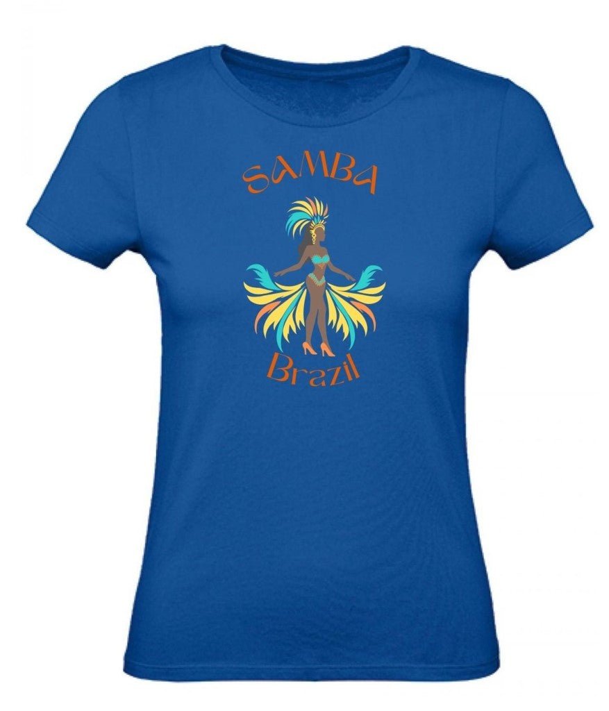 Balldiri T-Shirt Damen Karneval Brazil XS bis 2XL - royalblau - Balldiri