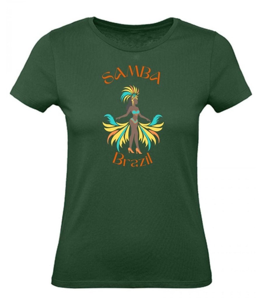 Balldiri T-Shirt Damen Karneval Brazil XS bis 2XL - navy grün - Balldiri