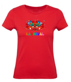 Balldiri T-Shirt Damen Karneval Fasching XS bis 2XL - rot - Balldiri