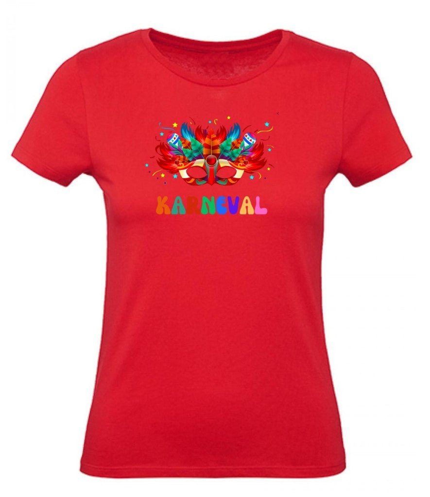 Balldiri T-Shirt Damen Karneval Fasching XS bis 2XL - rot - Balldiri