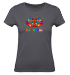 Balldiri T-Shirt Damen Karneval Fasching XS bis 2XL - grau - Balldiri