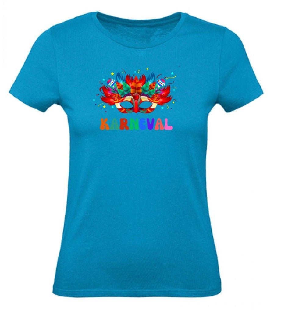 Balldiri T-Shirt Damen Karneval Fasching XS bis 2XL - azurblau - Balldiri