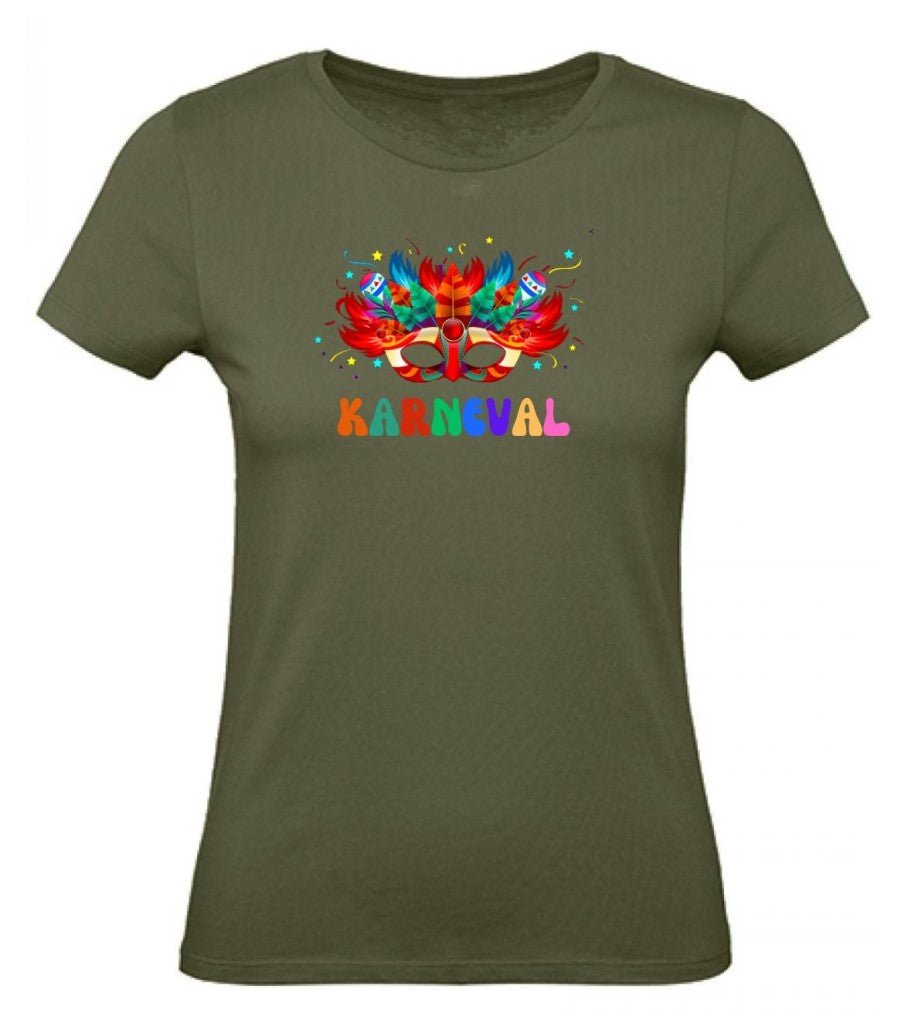 Balldiri T-Shirt Damen Karneval Fasching XS bis 2XL - khaki - Balldiri