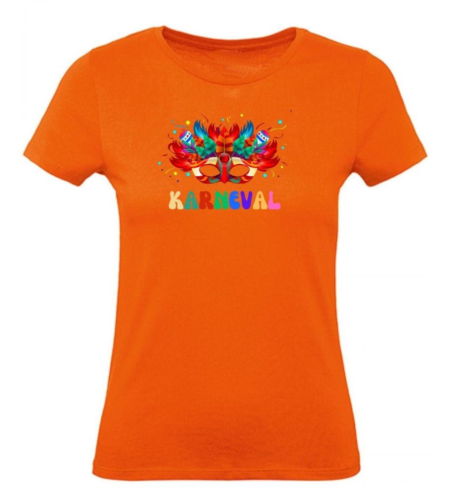 Balldiri T-Shirt Damen Karneval Fasching XS bis 2XL - orange - Balldiri