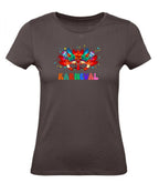 Balldiri T-Shirt Damen Karneval Fasching XS bis 2XL - braun - Balldiri