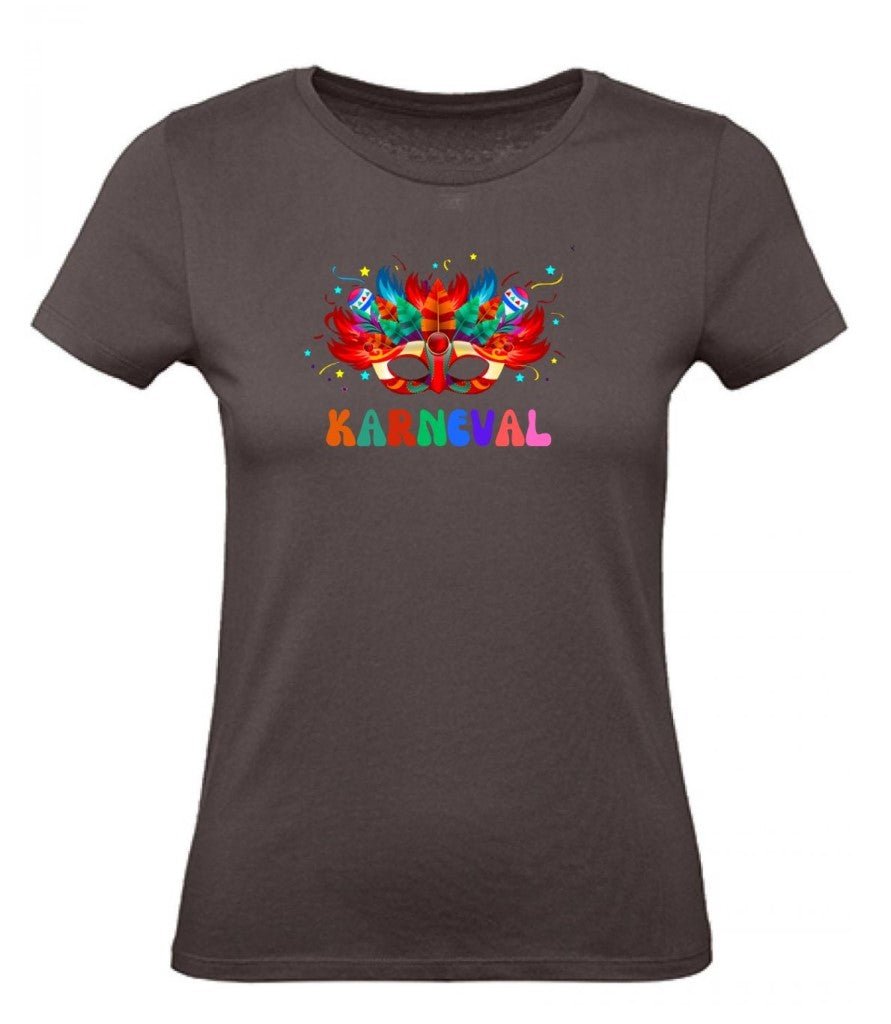 Balldiri T-Shirt Damen Karneval Fasching XS bis 2XL - braun - Balldiri