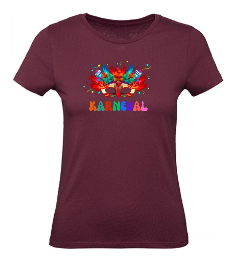 Balldiri T-Shirt Damen Karneval Fasching XS bis 2XL - bordeaux - Balldiri